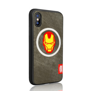 MARVEL Authorized Embroidery Hard Case Iron Man [iPhone]
