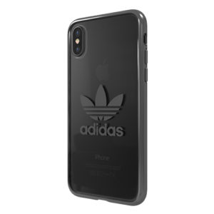 Adidas Original Electroplate Soft Case Gray iPhone XS / X