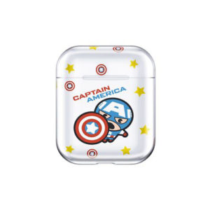 MARVEL Authorized Clear Case Captain America [Apple AirPods Series 1/2]