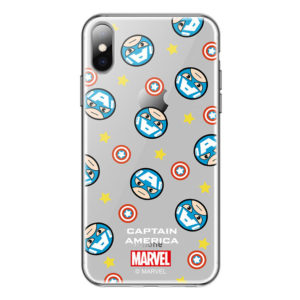 MARVEL Authorized Clear Soft Case Captain America [iPhone]