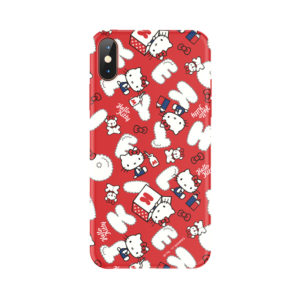 Sanrio Authorized Hello Kitty Silicon Red Soft Case [iPhone]