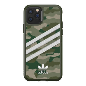 Adidas Original 3 Strips Green Camouflage Hard Case [iPhone 11 Series]