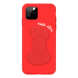 Sanrio Authentic Hello Kitty Bowknot Silicon Red [iPhone 11 Series]