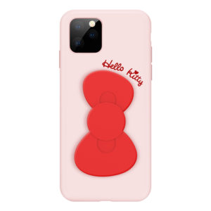 Sanrio Authentic Hello Kitty Bowknot Silicon Pink [iPhone 11 Series]